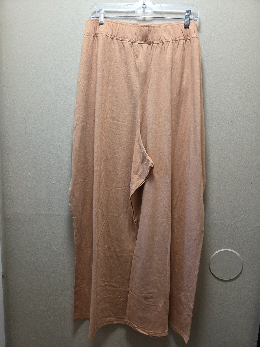 Hanes Originals Wide-Leg Lounge Pants – Java Frost Tan